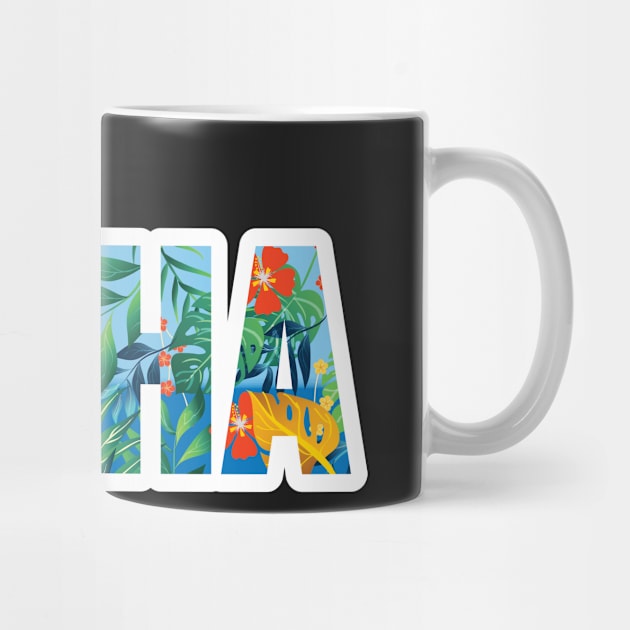 Aloha Hawaii Flower Spirit Bright Colorful Toucan Gift by markz66